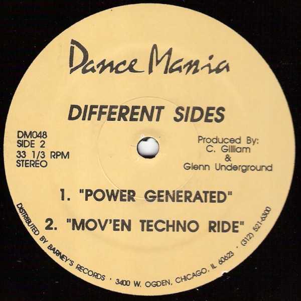 Glenn Underground & Craig Gilliam - Different Sides | Dance Mania (DM048) - 2 Glenn Underground & Craig Gilliam - Different Sides | Dance Mania (DM048) - 2