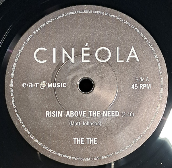 The The - Risin' Above The Need / Where Do We Go When We Die? | Cinéola (0220336EMU) - 3 The The - Risin' Above The Need / Where Do We Go When We Die? | Cinéola (0220336EMU) - 3