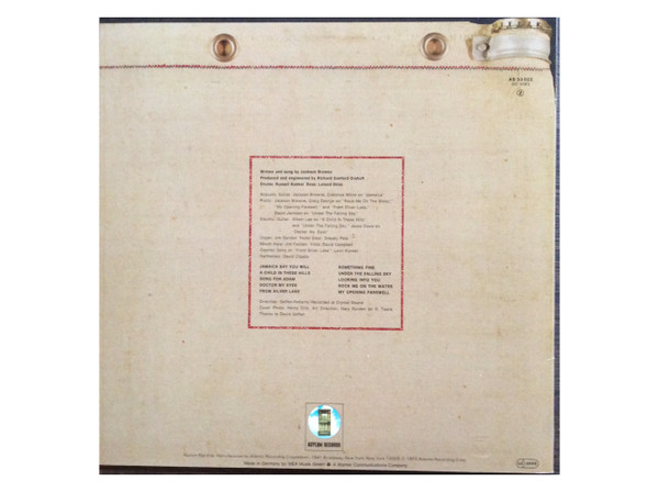 Jackson Browne - Jackson Browne | Asylum Records (AS 53 022) - 2 Jackson Browne - Jackson Browne | Asylum Records (AS 53 022) - 2