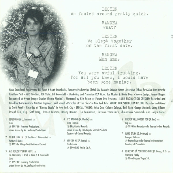 Various - Mr. Jealousy - Music From The Motion Picture Soundtrack | BMG Classics (09026 63243-2) - 2