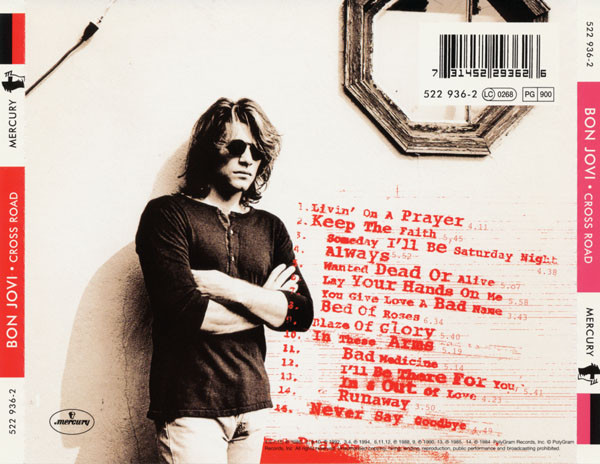 Bon Jovi - Cross Road (The Best Of Bon Jovi) | Mercury (522 936-2) - 2