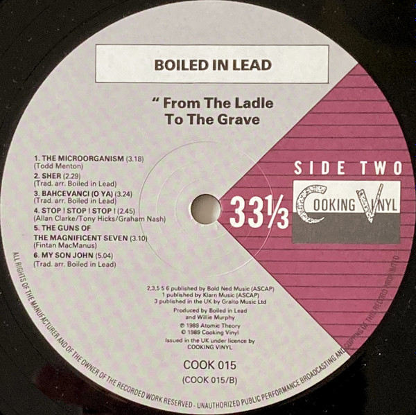 Boiled In Lead - From The Ladle To The Grave | Cooking Vinyl (COOK 015) - 4 Boiled In Lead - From The Ladle To The Grave | Cooking Vinyl (COOK 015) - 4