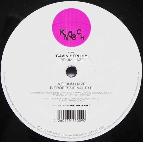 Gavin Herlihy - Opium Haze | Kindisch (KD012)
