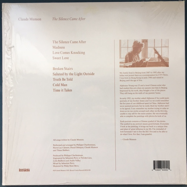 Claude Munson - The Silence Came After | Record Centre Records (RCR-029) - 2 Claude Munson - The Silence Came After | Record Centre Records (RCR-029) - 2