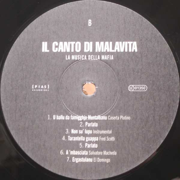 Various - Il Canto Di Malavita (La Musica Della Mafia) | [PIAS] Recordings (PIAS 4703 DLP) - 4