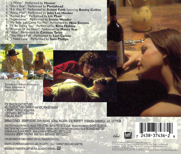 Various - Stealing Beauty (Music From The Motion Picture) | Capitol Records (CDP 7243 8 37436 2 9) - 2 Various - Stealing Beauty (Music From The Motion Picture) | Capitol Records (CDP 7243 8 37436 2 9) - 2