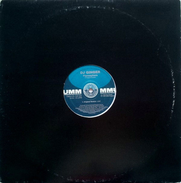 DJ Ginger - Pianosphera | UMM (UMM 311 PR) - 3
