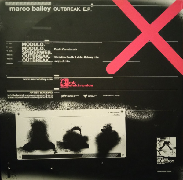 Marco Bailey - Outbreak E.P. | MB Elektronics (MBELEK013) - 2