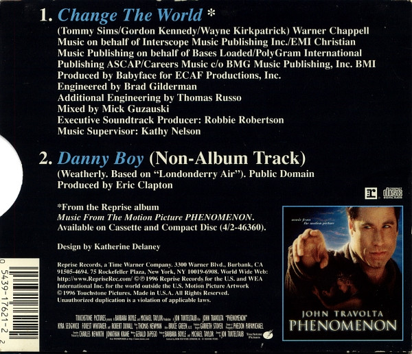 Eric Clapton - Change The World | Reprise Records (9 17621-2) - 2