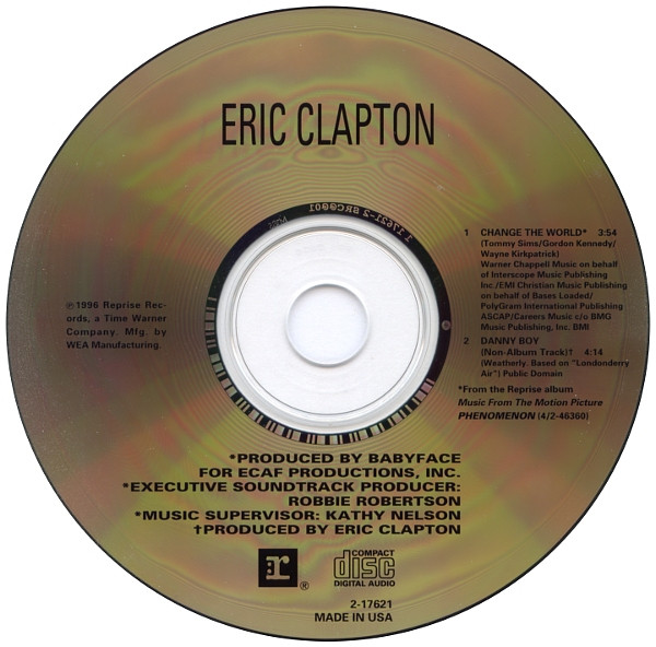 Eric Clapton - Change The World | Reprise Records (9 17621-2) - 3