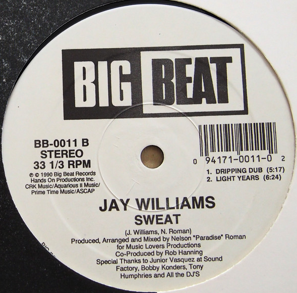 Jay Williams - Sweat | Big Beat (BB-0011) - 2 Jay Williams - Sweat | Big Beat (BB-0011) - 2
