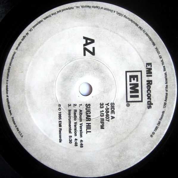 AZ - Sugar Hill / Rather Unique | EMI (Y-58407) - 2