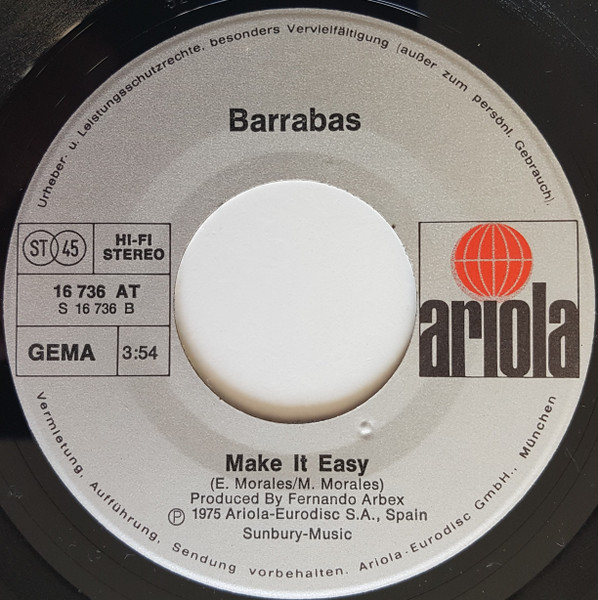Barrabas - Family Size | Ariola (16 736 AT) - 4