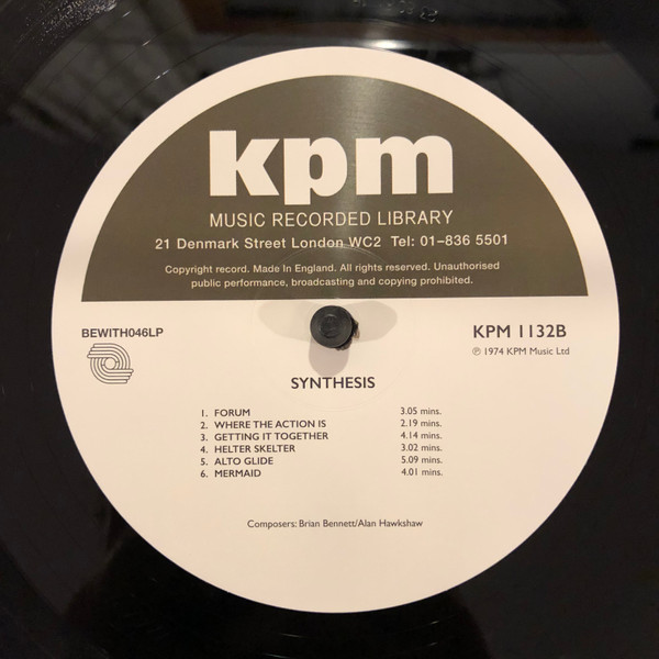 Brian Bennett & Alan Hawkshaw - Synthesis | Be With Records (BEWITH046LP) - 3