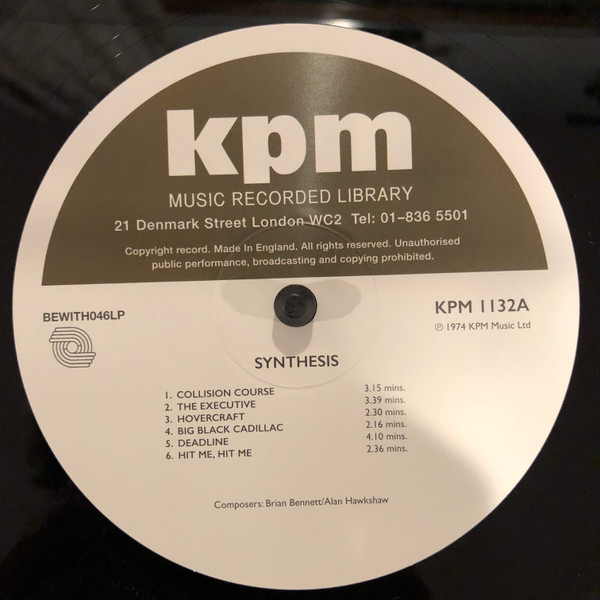 Brian Bennett & Alan Hawkshaw - Synthesis | Be With Records (BEWITH046LP) - 2