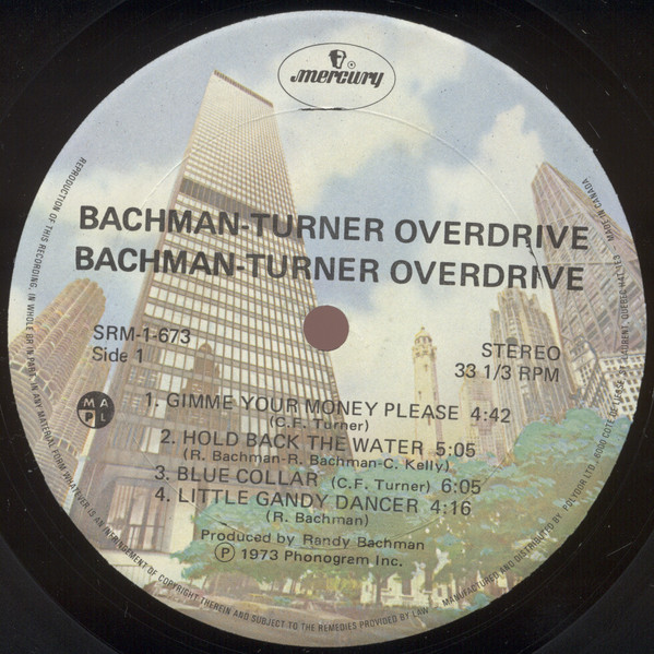 Bachman-Turner Overdrive - Bachman-Turner Overdrive [Vinyl] | Mercury (SRM-1-673) - 4