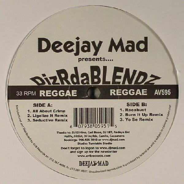 Deejay Mad - Dizrdablendz | AV8 Records (AV 595)