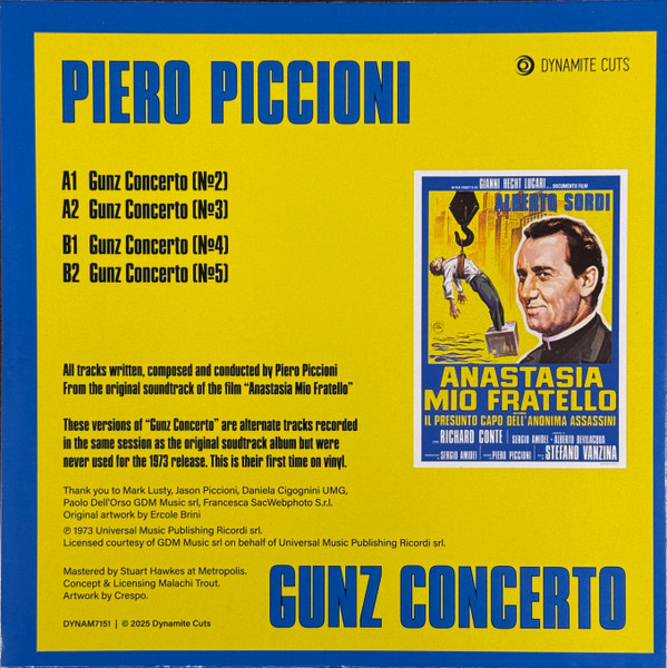 Piero Piccioni - Gunz Concerto | Dynamite Cuts (DYNAM7151) - 2 Piero Piccioni - Gunz Concerto | Dynamite Cuts (DYNAM7151) - 2