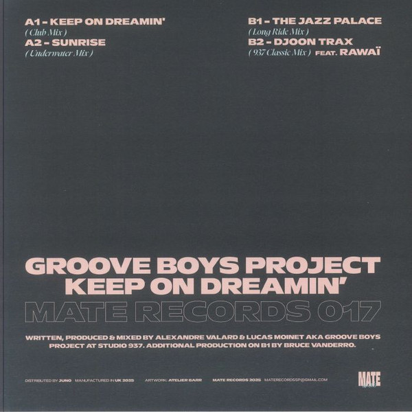 Groove Boys Project - Keep On Dreamin' | Mate (MATE 017) - 2 Groove Boys Project - Keep On Dreamin' | Mate (MATE 017) - 2