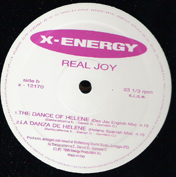 Real Joy - La Danse D'Hélène | X-Energy Records (X-12170) - 4 Real Joy - La Danse D'Hélène | X-Energy Records (X-12170) - 4