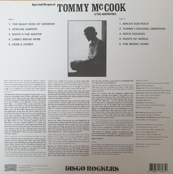 Tommy McCook & The Aggrovators - Super Star - Disco Rockers | Weed Beat (PSLP98) - 2 Tommy McCook & The Aggrovators - Super Star - Disco Rockers | Weed Beat (PSLP98) - 2