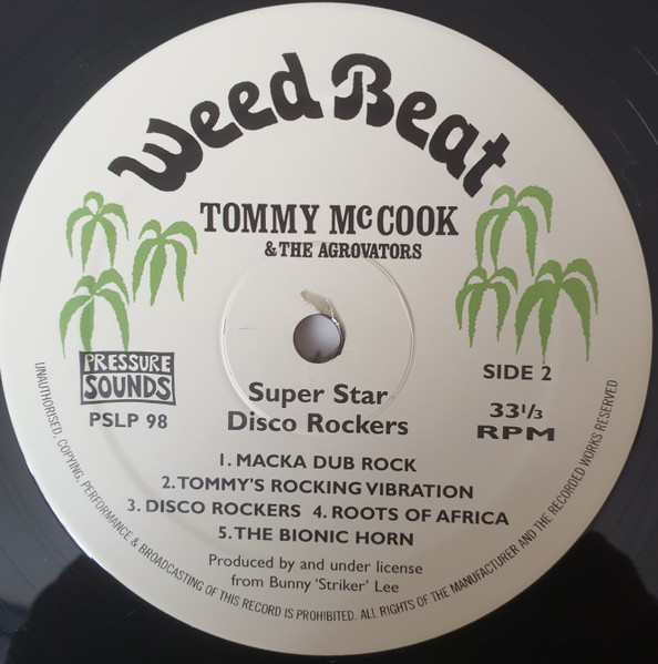 Tommy McCook & The Aggrovators - Super Star - Disco Rockers | Weed Beat (PSLP98) - 4 Tommy McCook & The Aggrovators - Super Star - Disco Rockers | Weed Beat (PSLP98) - 4