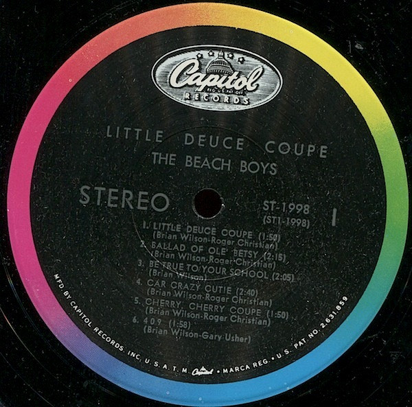 The Beach Boys - Little Deuce Coupe | Capitol Records (ST 1998) - 3 The Beach Boys - Little Deuce Coupe | Capitol Records (ST 1998) - 3