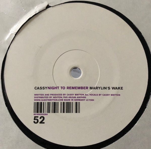 Cassy - My Auntie | Perlon (PERL 52) - 2