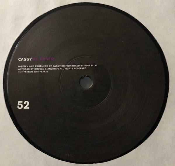 Cassy - My Auntie | Perlon (PERL 52)