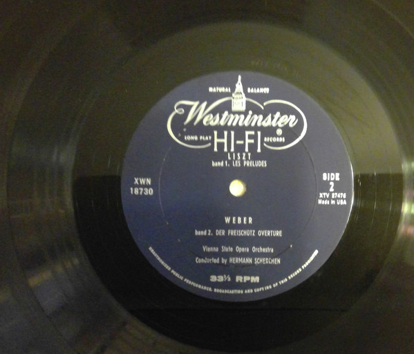 Orchester Der Wiener Staatsoper , Hermann Scherchen - Mephisto Waltz | Westminster (XWN 18730) - 4 Orchester Der Wiener Staatsoper , Hermann Scherchen - Mephisto Waltz | Westminster (XWN 18730) - 4