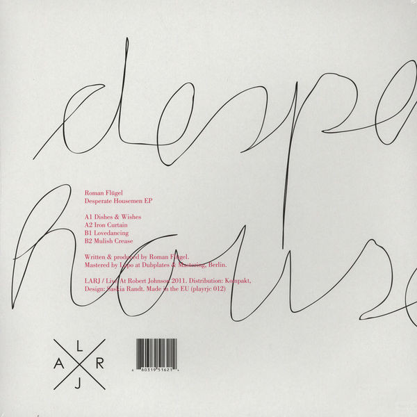 Roman Flügel - Desperate Housemen EP | Live At Robert Johnson (playrjc 012) - 2