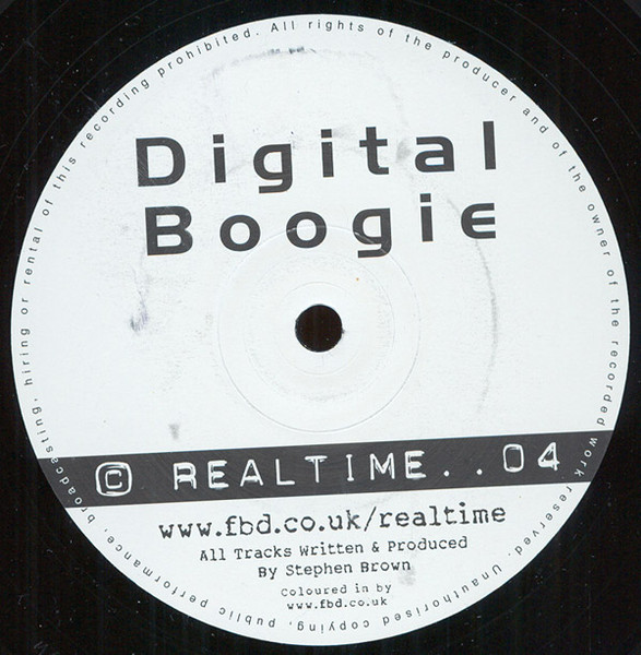 Stephen Brown - Digital Boogie | Realtime (REALTIME..04) - main