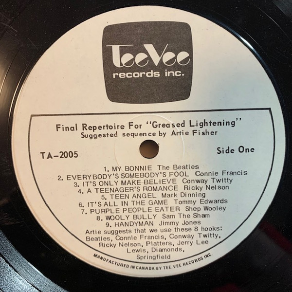 Various - Greased Lightning | Tee Vee Records (TA-2005) - 3