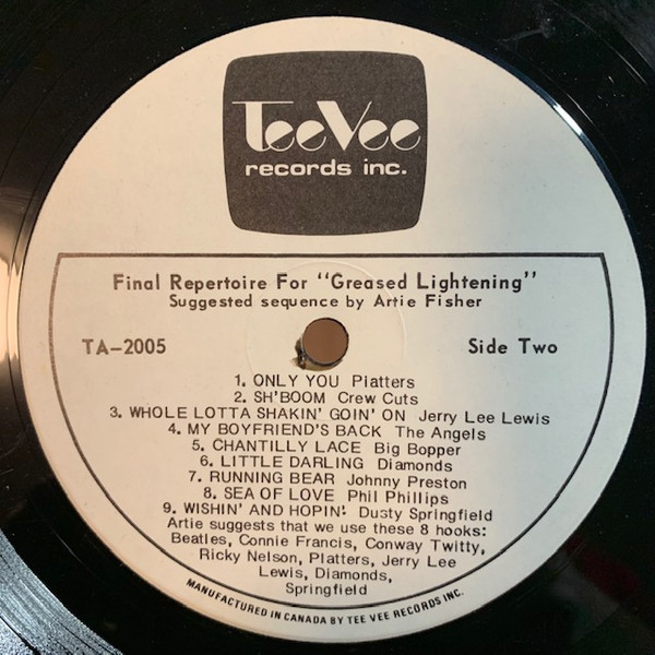 Various - Greased Lightning | Tee Vee Records (TA-2005) - 4