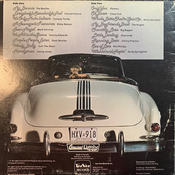 Various - Greased Lightning | Tee Vee Records (TA-2005) - 2
