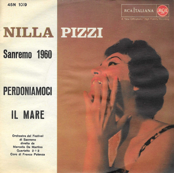 Nilla Pizzi - Perdoniamoci / Il Mare | RCA Italiana (45N 1019)
