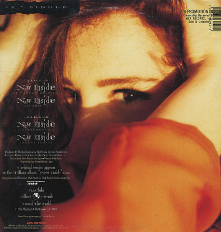 Tiffany - New Inside | MCA Records (MCA 12-53952) - 2