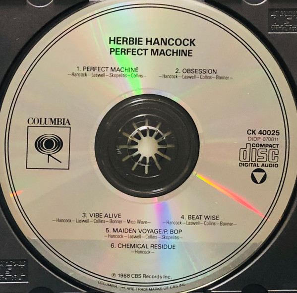 Herbie Hancock - Perfect Machine CD | Columbia (CK 40025) - 3