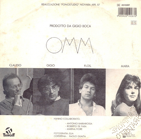 Omm - Se Mai, Mediterraneo / Maria | Target (06 2019287) - 2