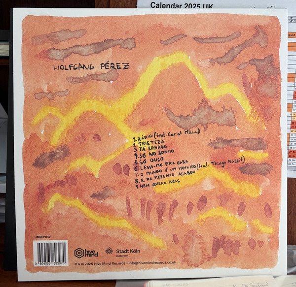 Wolfgang Pérez - So Ouco | Hive Mind Records (HMRLP039) - 3