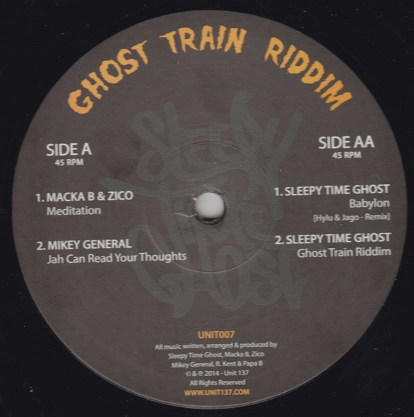 Various - Ghost Train Riddim | Unit 137 (UNITVL007)