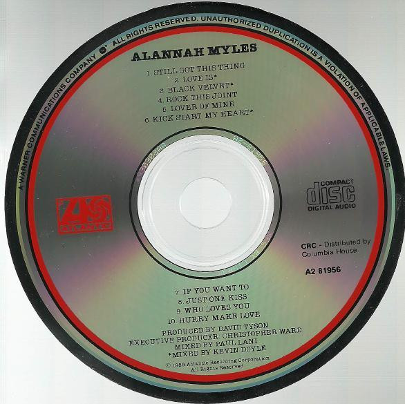 Alannah Myles - Alannah Myles | Atlantic (A2 81956) - 2 Alannah Myles - Alannah Myles | Atlantic (A2 81956) - 2