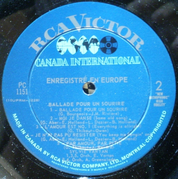 Sylvie Vartan - Ballade Pour Un Sourire | Canada International (PC 1151) - 4 Sylvie Vartan - Ballade Pour Un Sourire | Canada International (PC 1151) - 4