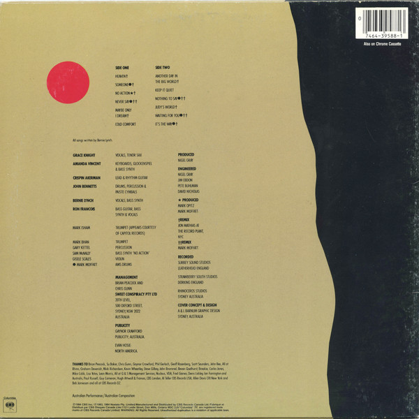Eurogliders - This Island [Vinyl] | Columbia (FC 39588) - 2