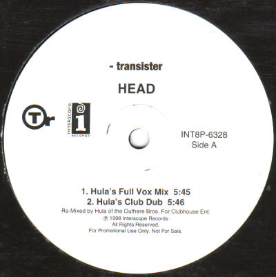 Transister - Head | Interscope Records (INT8P-6328)