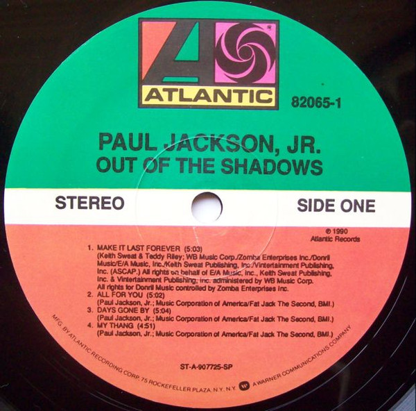Paul Jackson Jr. - Out Of The Shadows | Atlantic (7 82065-1) - 3 Paul Jackson Jr. - Out Of The Shadows | Atlantic (7 82065-1) - 3