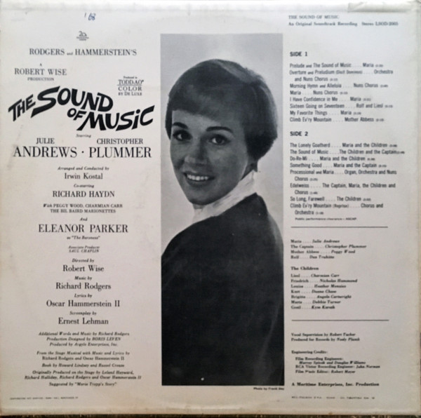 Rodgers & Hammerstein / Julie Andrews , Christopher Plummer , Irwin Kostal - The Sound Of Music (An Original Soundtrack Recording) | RCA Victor (LSOD-2005) - 2