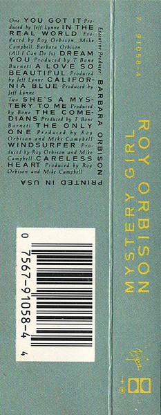 Roy Orbison - Mystery Girl | Virgin (7 91058-4) - 2