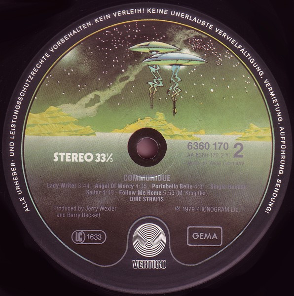 Dire Straits - Communiqué | Vertigo (6360 170) - 4 Dire Straits - Communiqué | Vertigo (6360 170) - 4