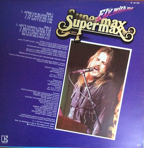 Supermax - Fly With Me | Elektra (G 52128) - 2